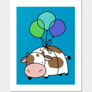 Balloon Cow Posters and Art